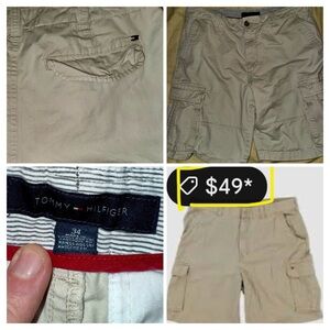 Tommy Hilfiger Men's Beige Cargo Shorts 34